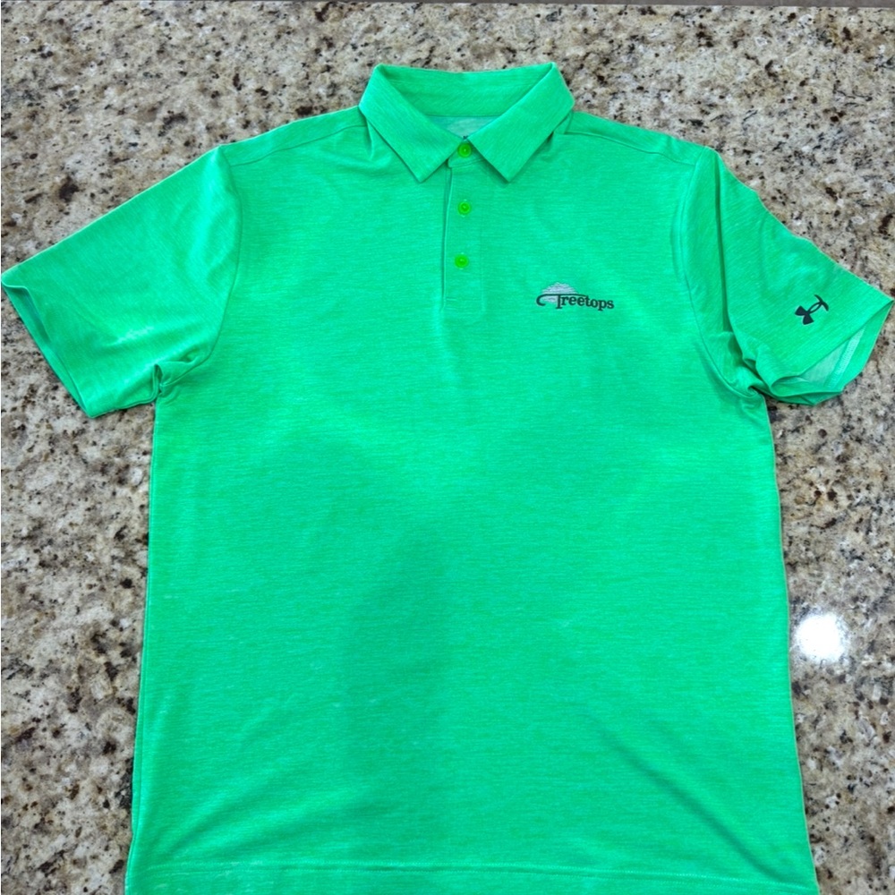 Under Armour Vibrant Green Polo - Treetops Golf Course (MI)